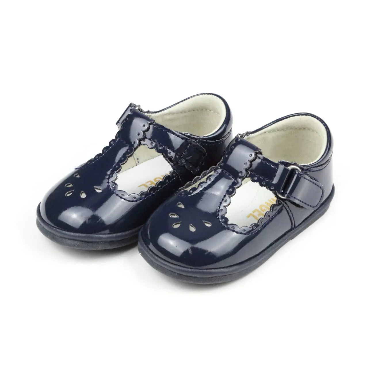 Dottie Scalloped T-Strap Mary Jane (Baby)