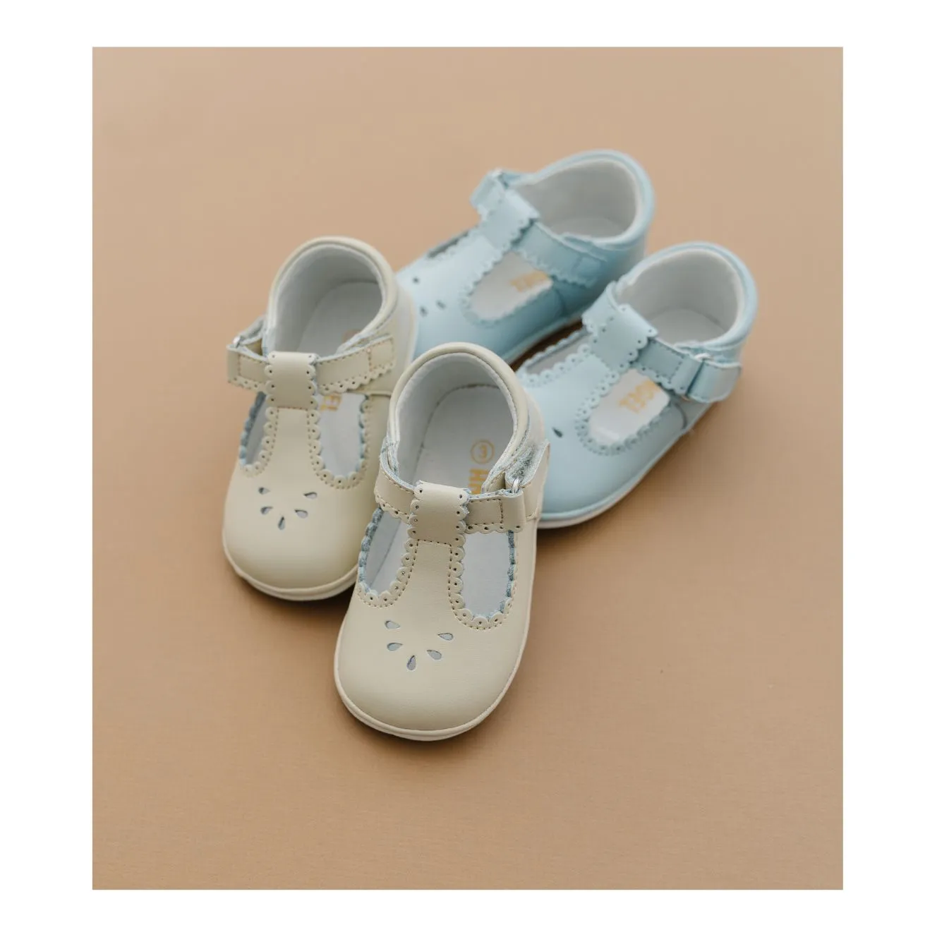 Dottie Scalloped T-Strap Mary Jane (Baby)