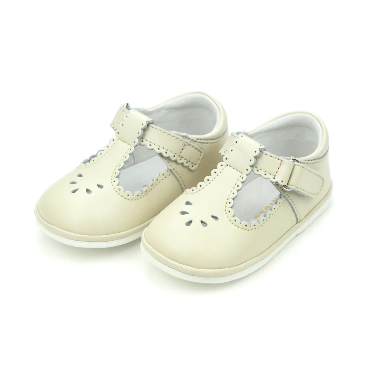 Dottie Scalloped T-Strap Mary Jane (Baby)