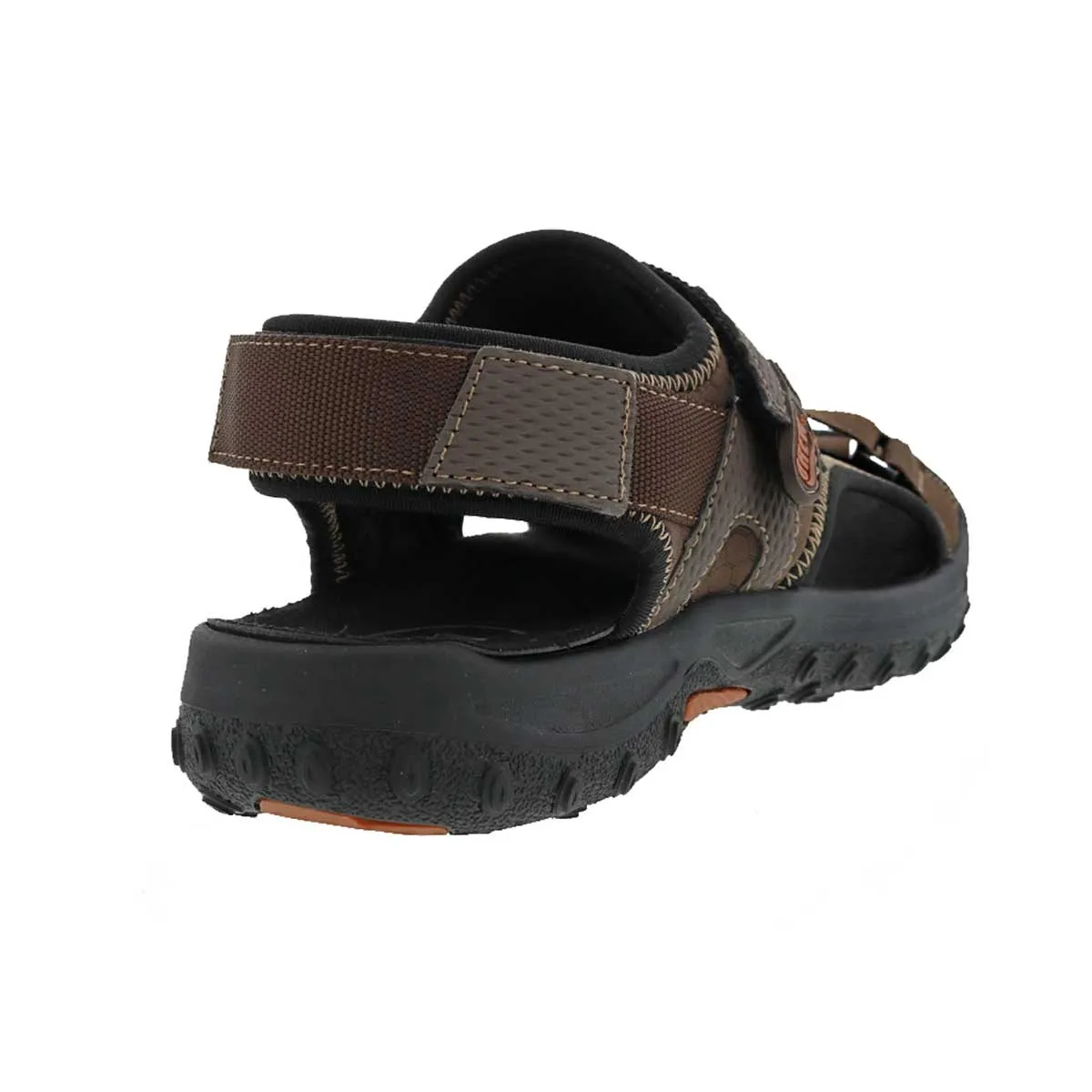 Drew Men's Wander Sandals Brown Leather Combo