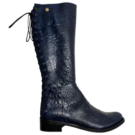 Empire - Navy long leg boot