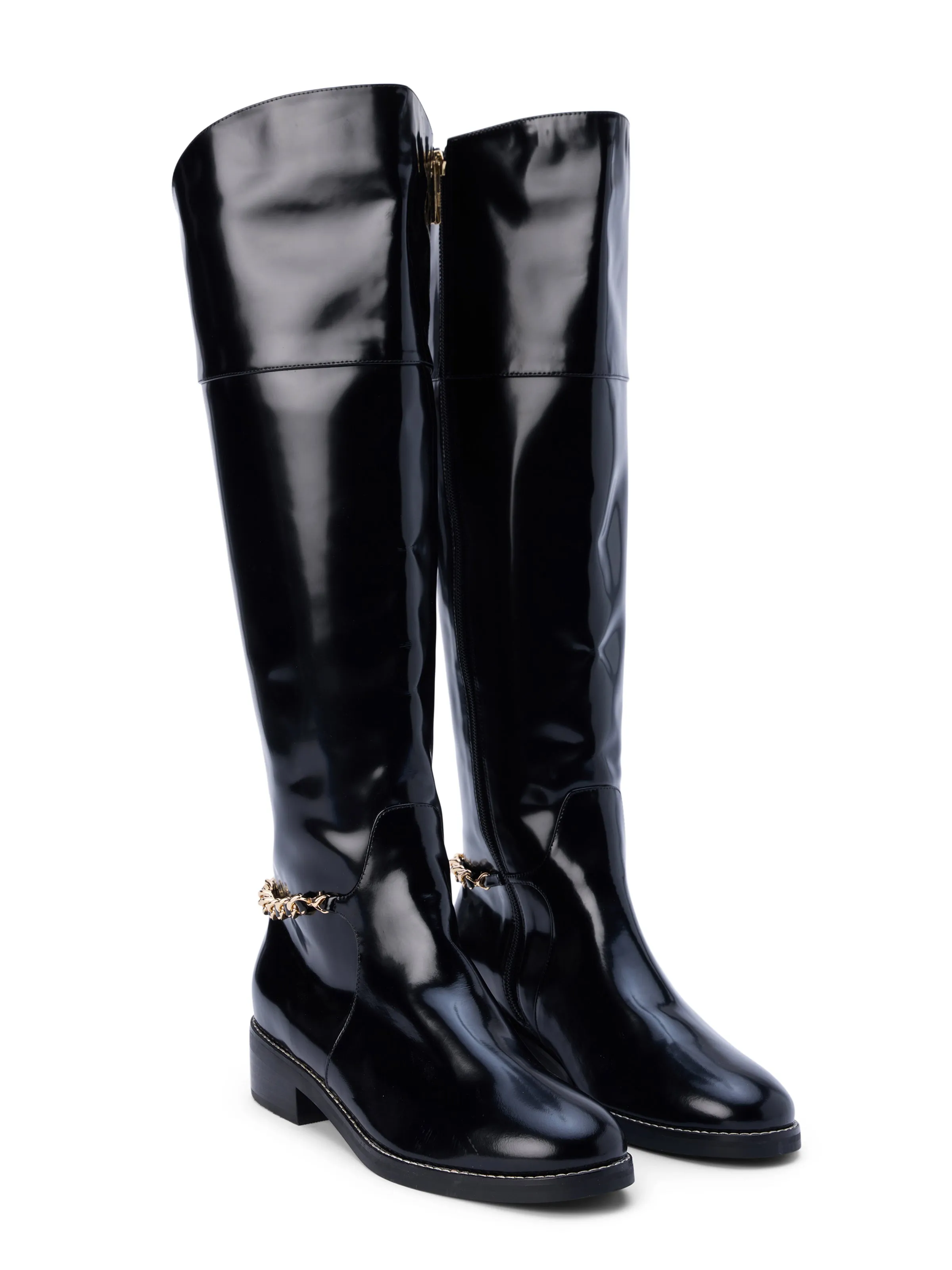 Eulalie Leather Riding Boot