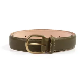 Feather Edge Belt - Olive Badalassi Minerva Box