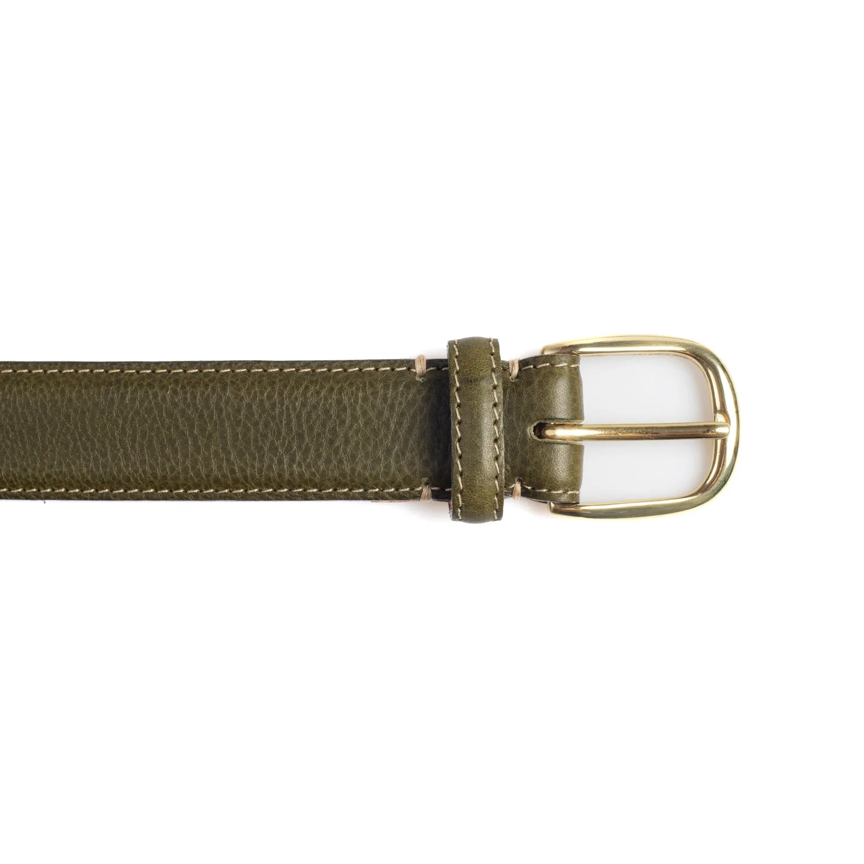 Feather Edge Belt - Olive Badalassi Minerva Box