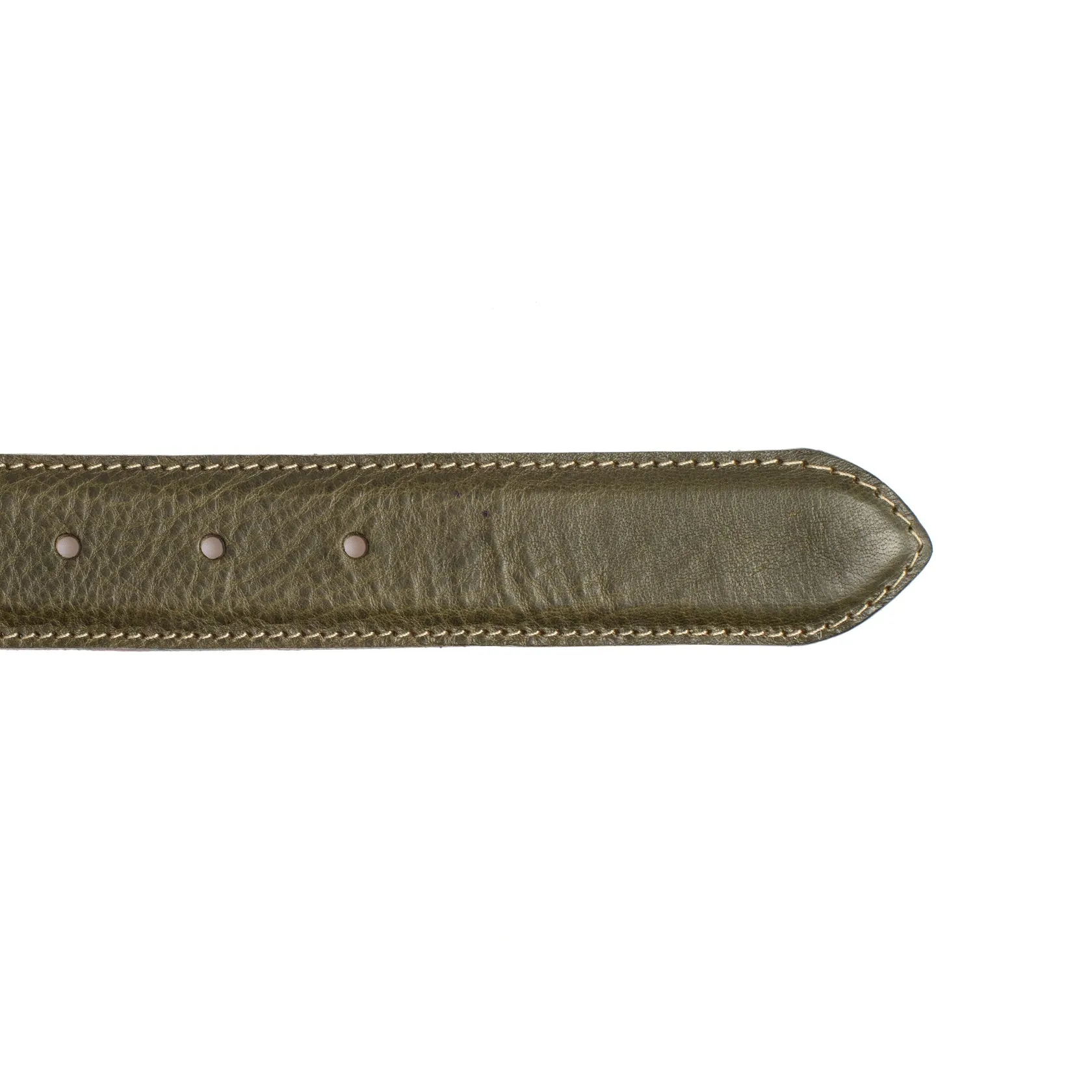 Feather Edge Belt - Olive Badalassi Minerva Box