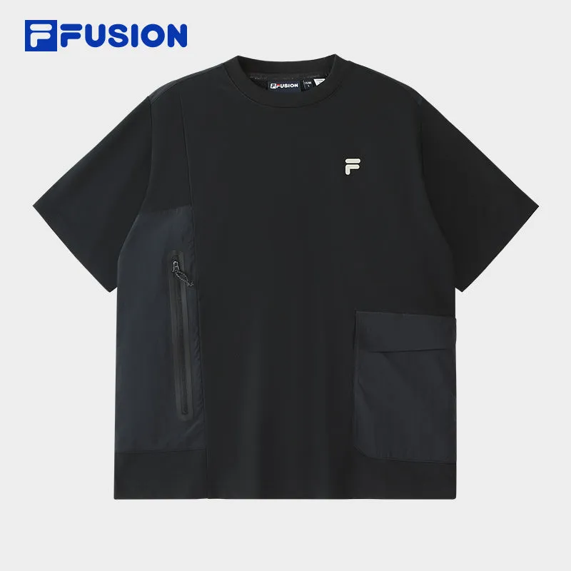 FILA FUSION INLINE URBAN TECH Men Short Sleeve T-shirt (Black)