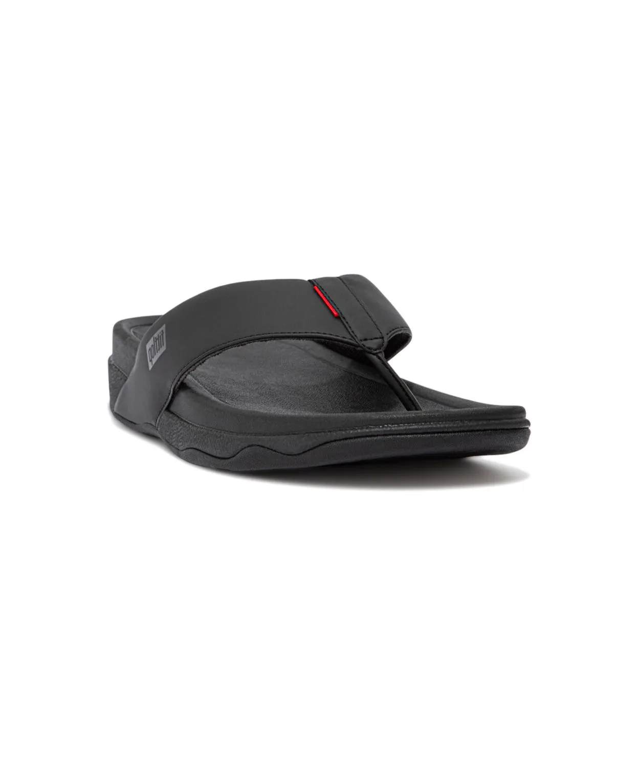 FitFlop Surfer Toe Post Mens Sandals Black