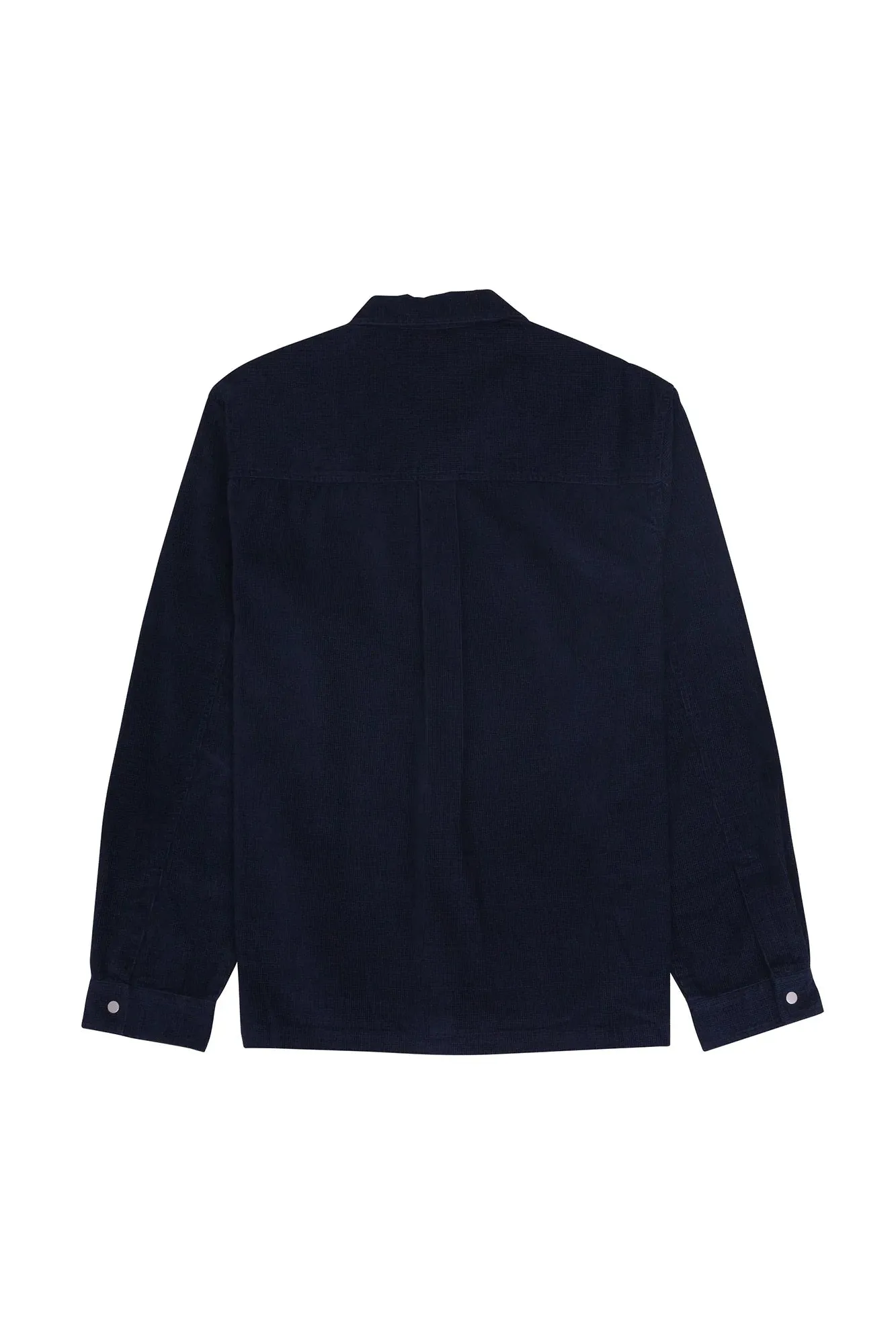 Folk Patch Overshirt Indigo Microcheck Cord