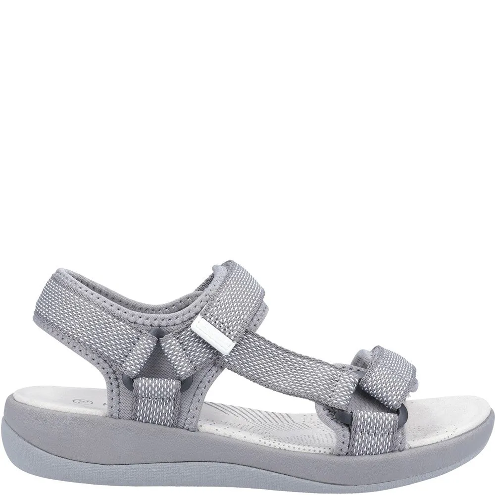 Grey Sara Quarter Strap Sandals