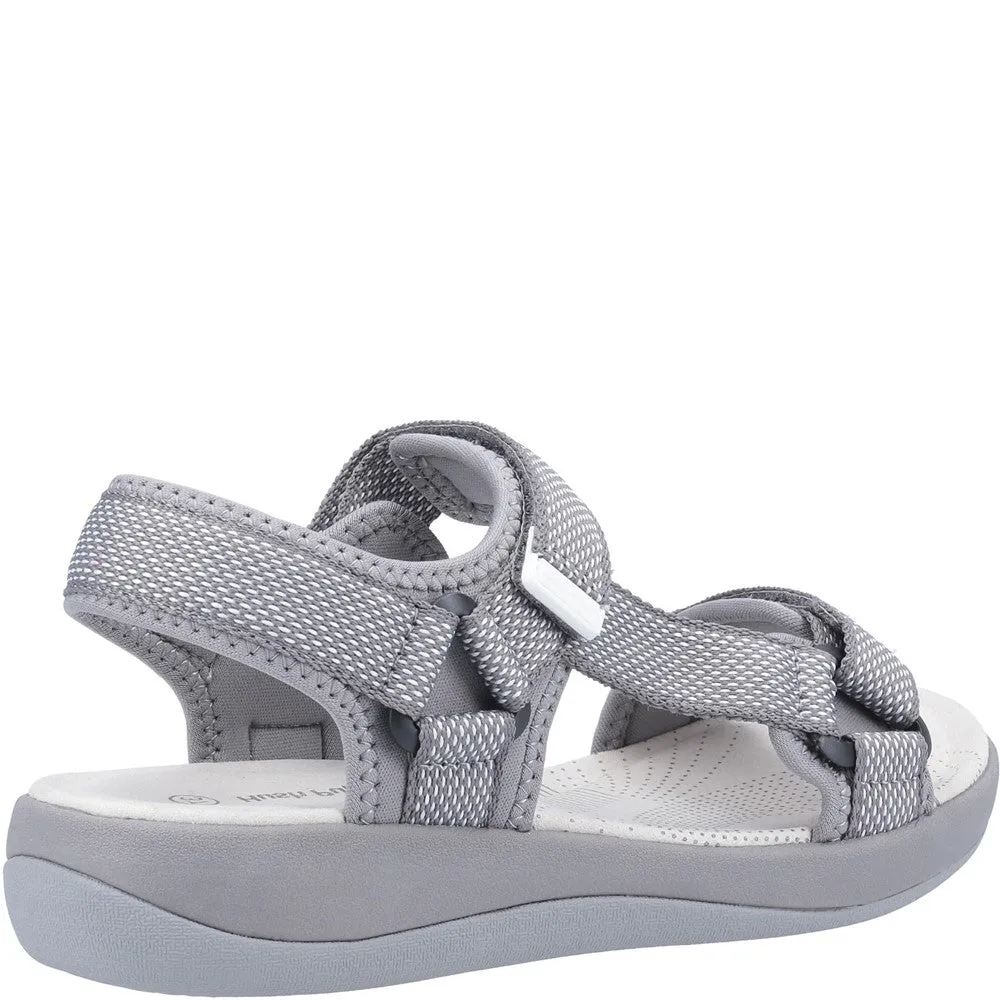 Grey Sara Quarter Strap Sandals