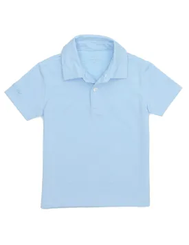 Gulfport Polo | Powder Blue Stripe