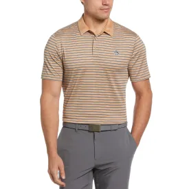 Heritage Stripe Solid Collar Golf Polo