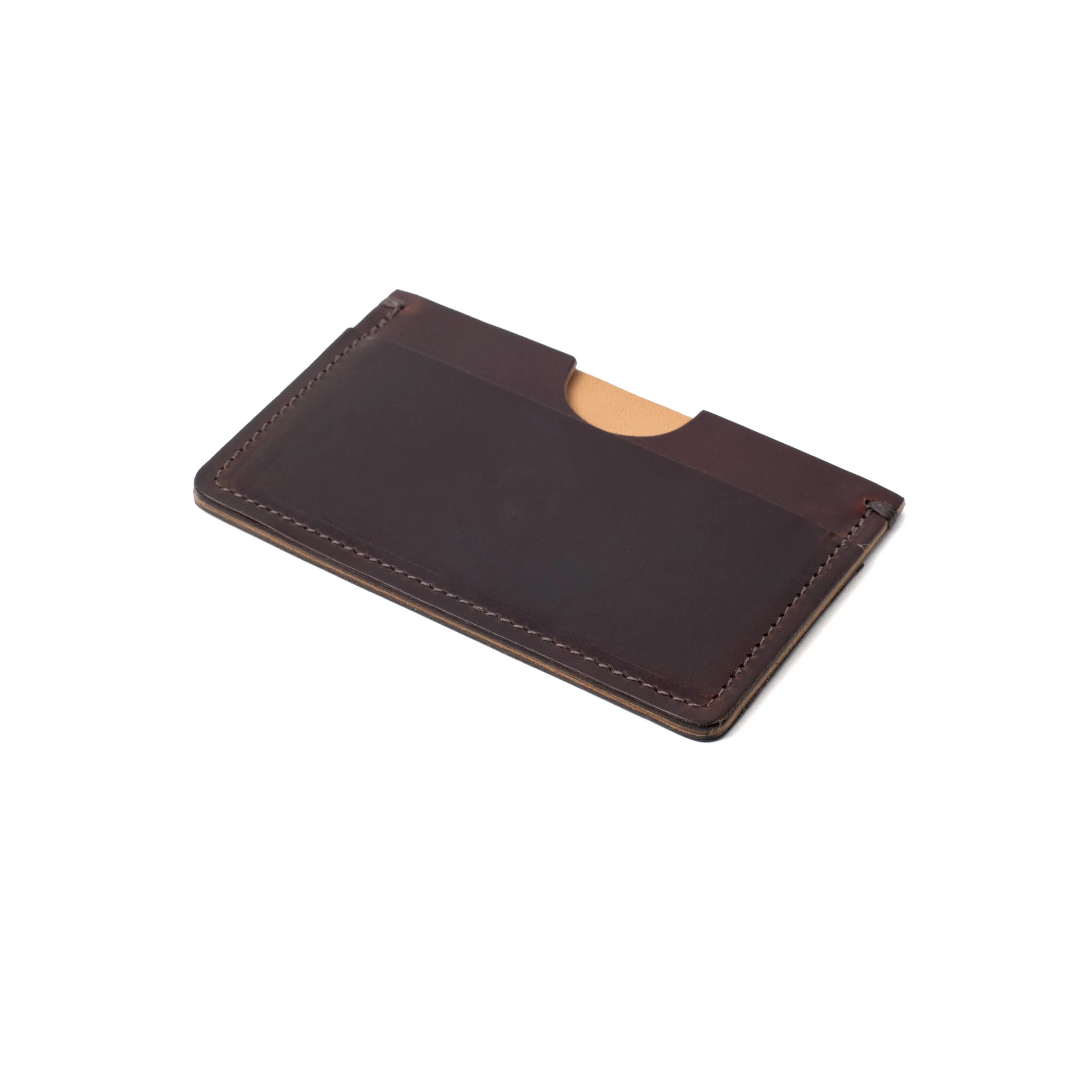 Houghton Card Holder - Brown Horween Chromexcel