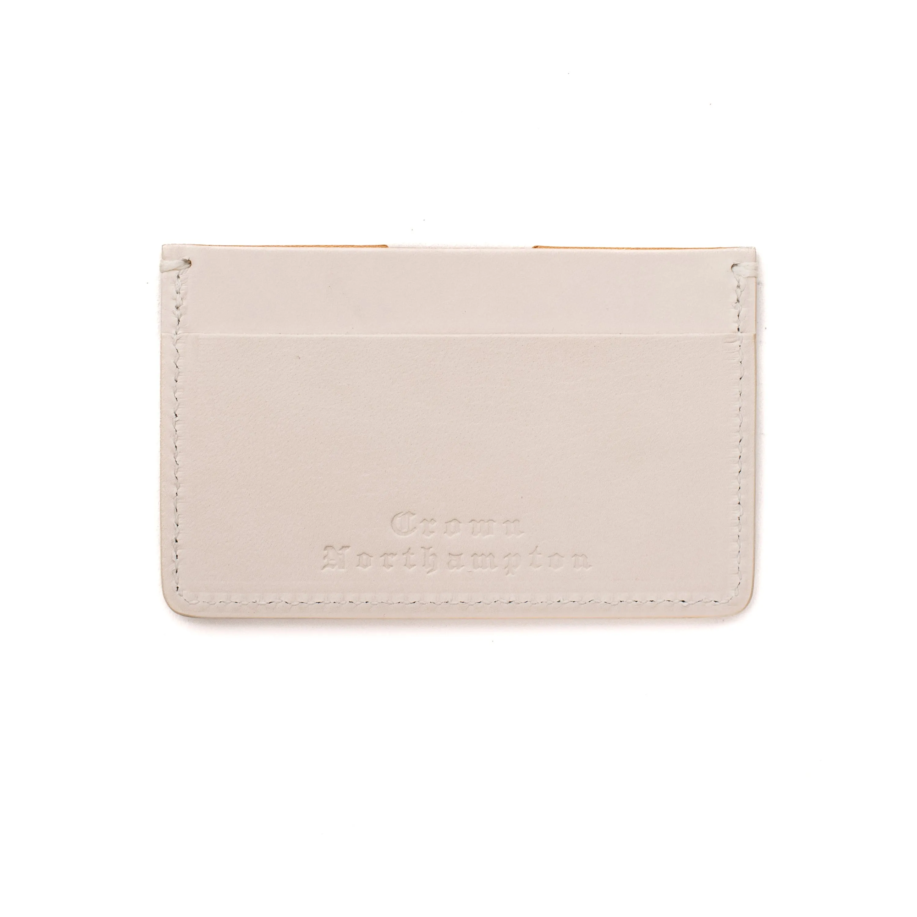 Houghton Card Holder - Off White Veg Tan Calf