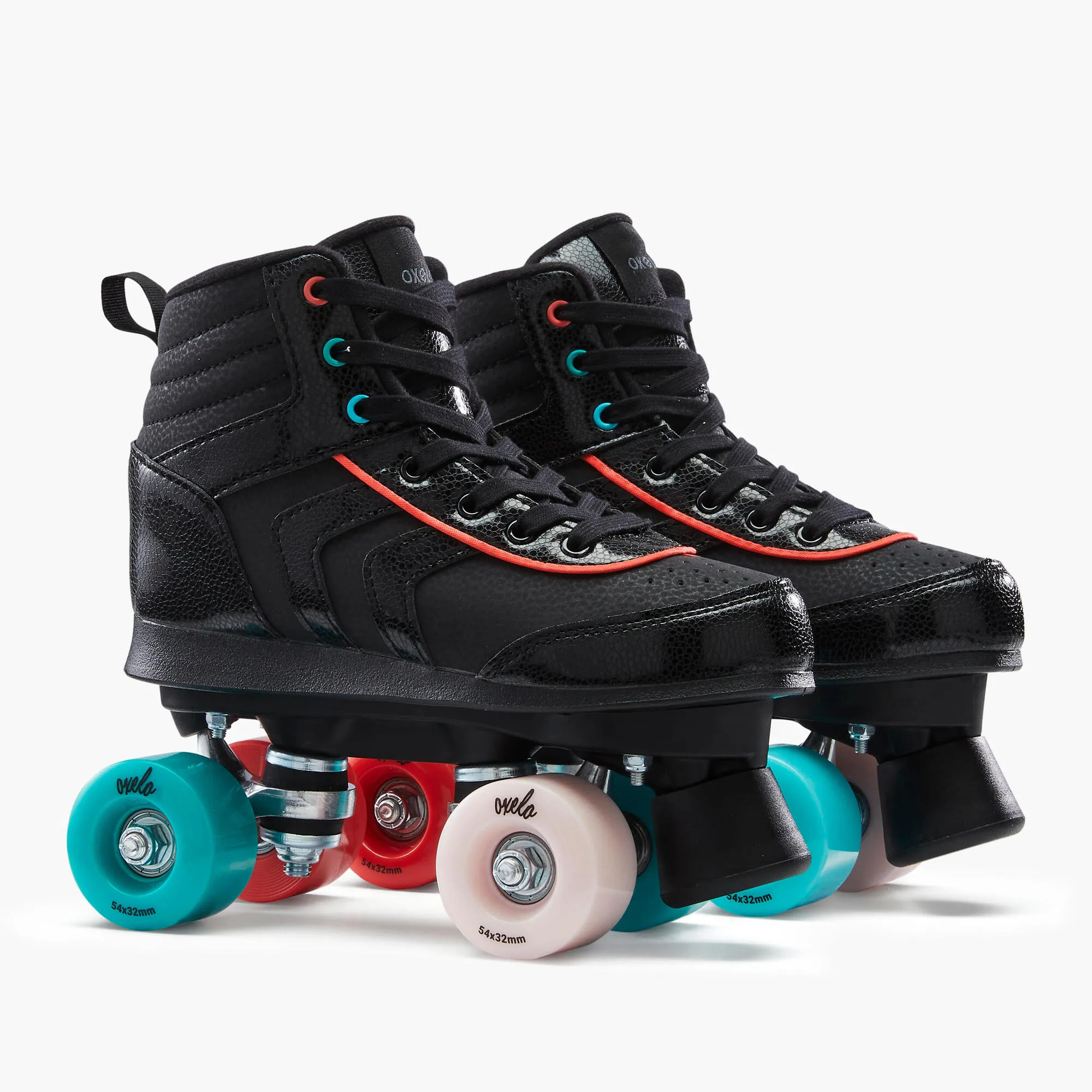 Kids' Roller Skates Quad 100 - Black