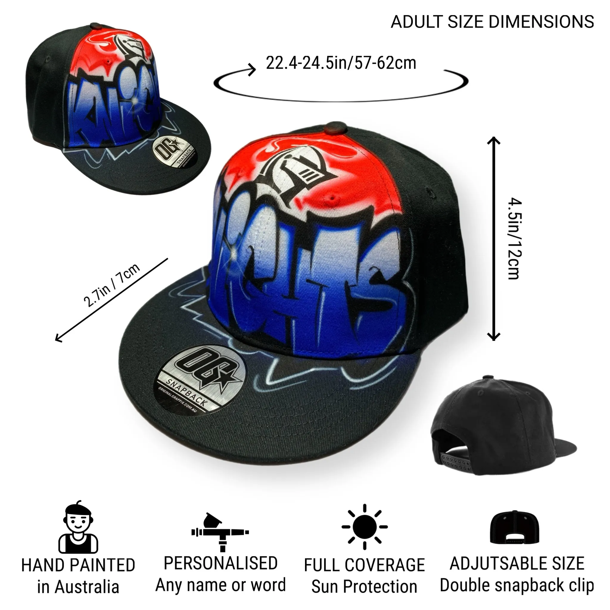 Knights Graffiti Snapback Cap