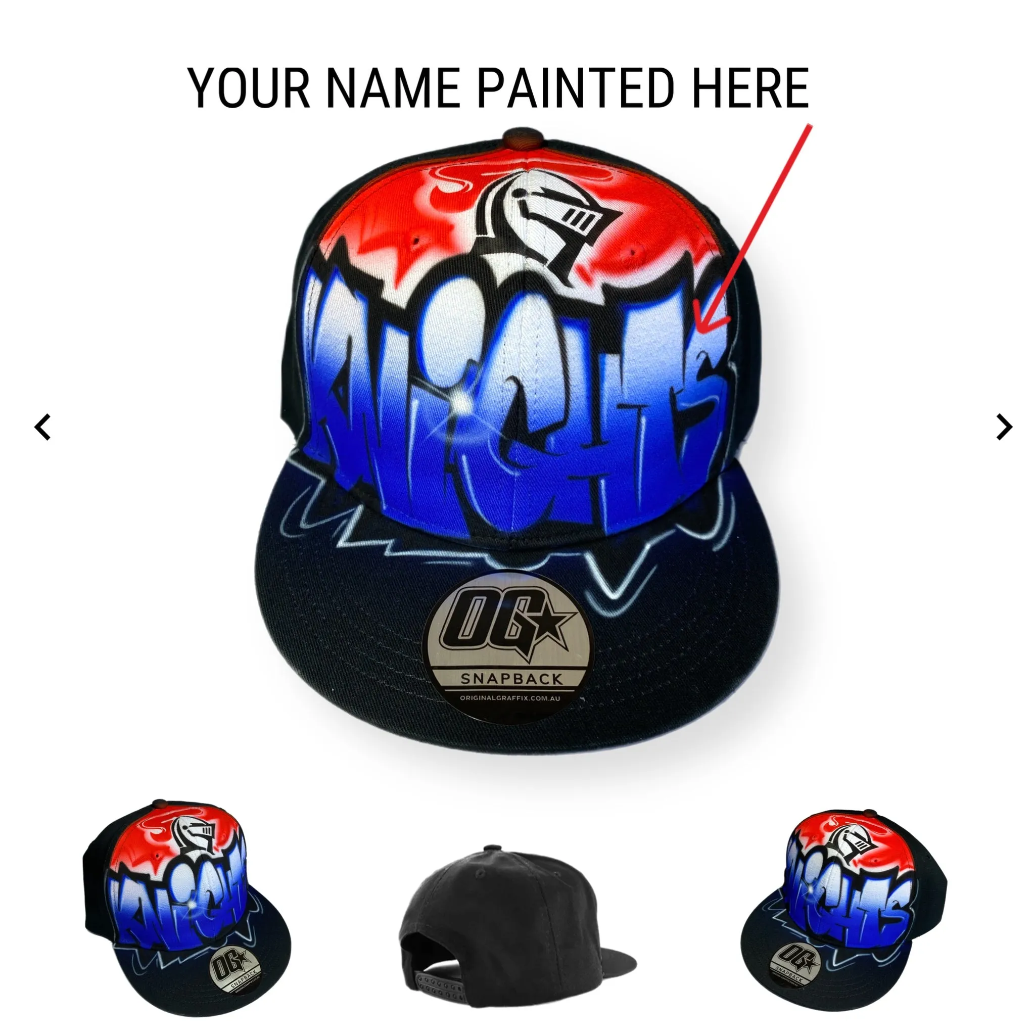 Knights Graffiti Snapback Cap