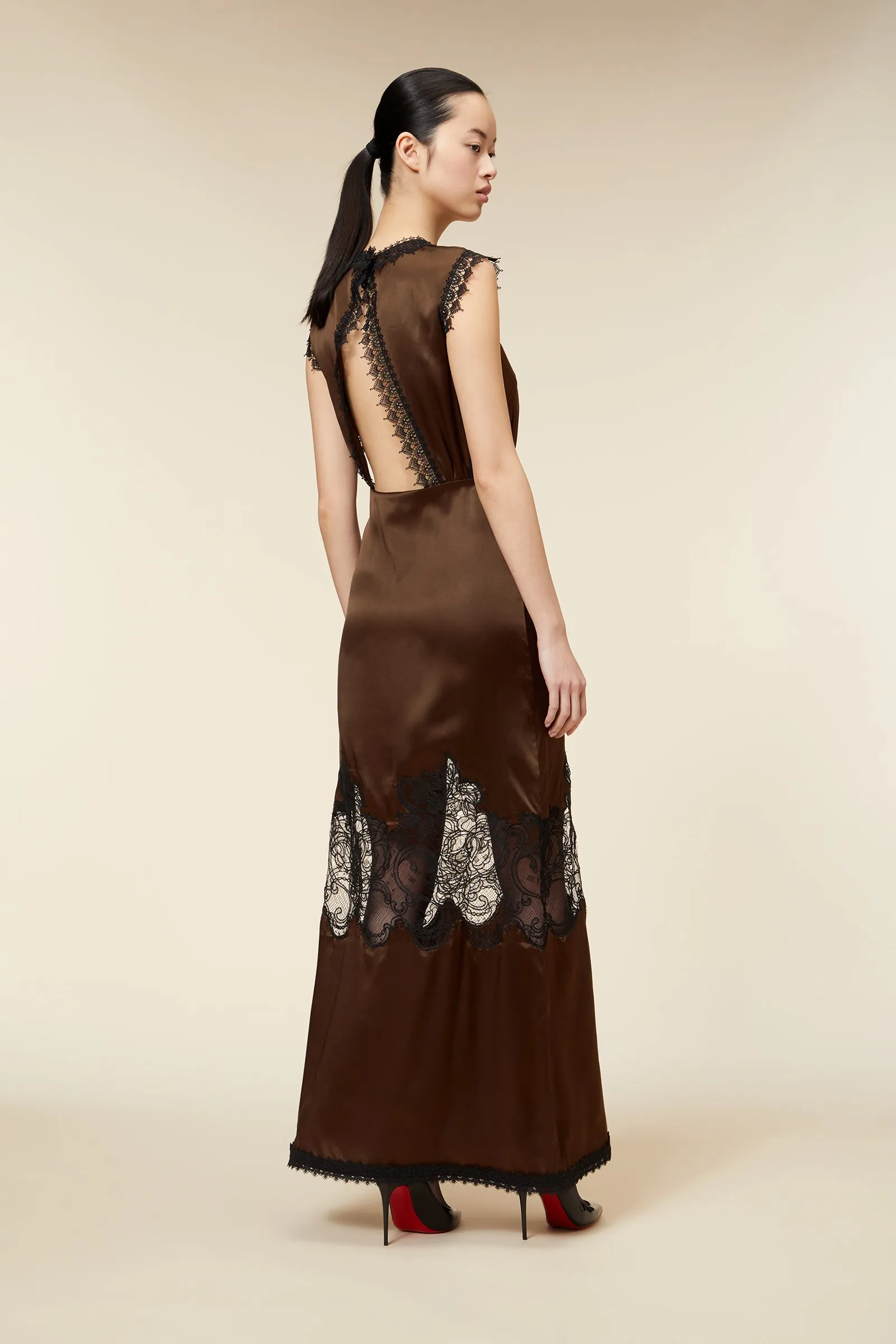 LACE CAMISOLE LONG DRESS