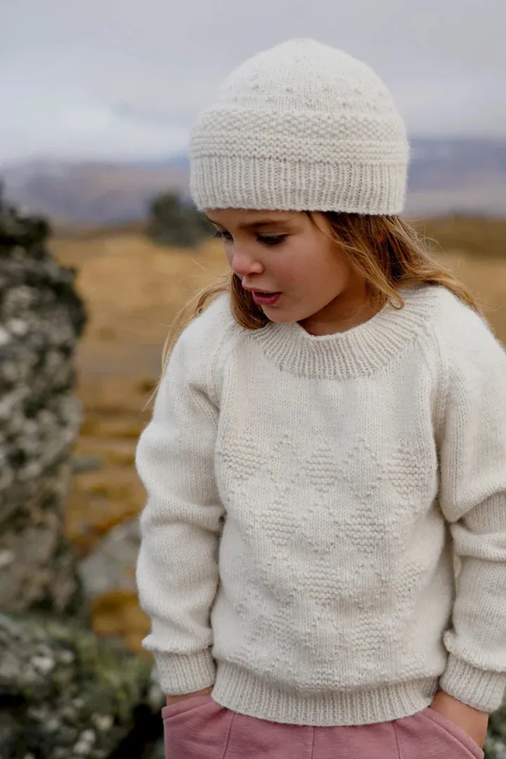 Little Cupcakes Alaska Sweater & Hat Lf43 1-10 years Knitting Pattern