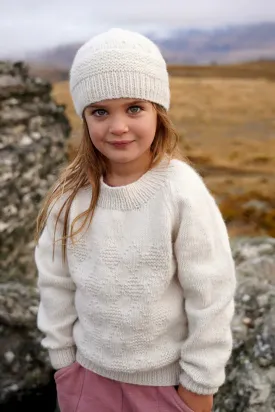 Little Cupcakes Alaska Sweater & Hat Lf43 1-10 years Knitting Pattern