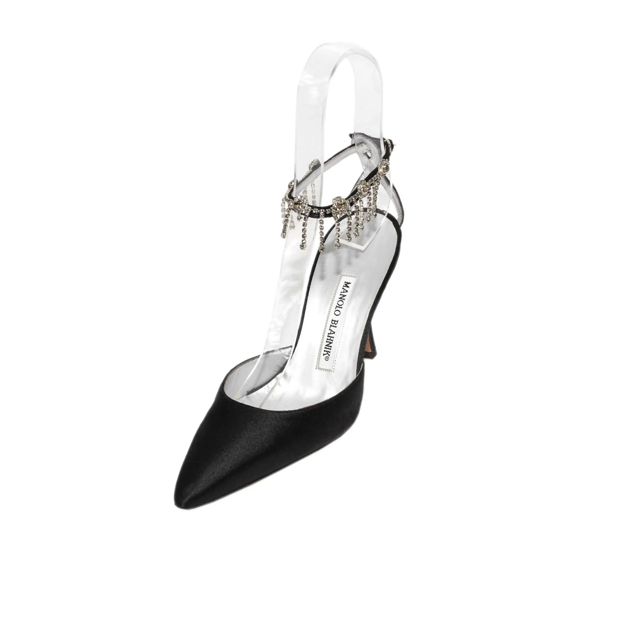 MANOLO BLAHNIK Black Satin Heels | US 6.5 - EU 36.5