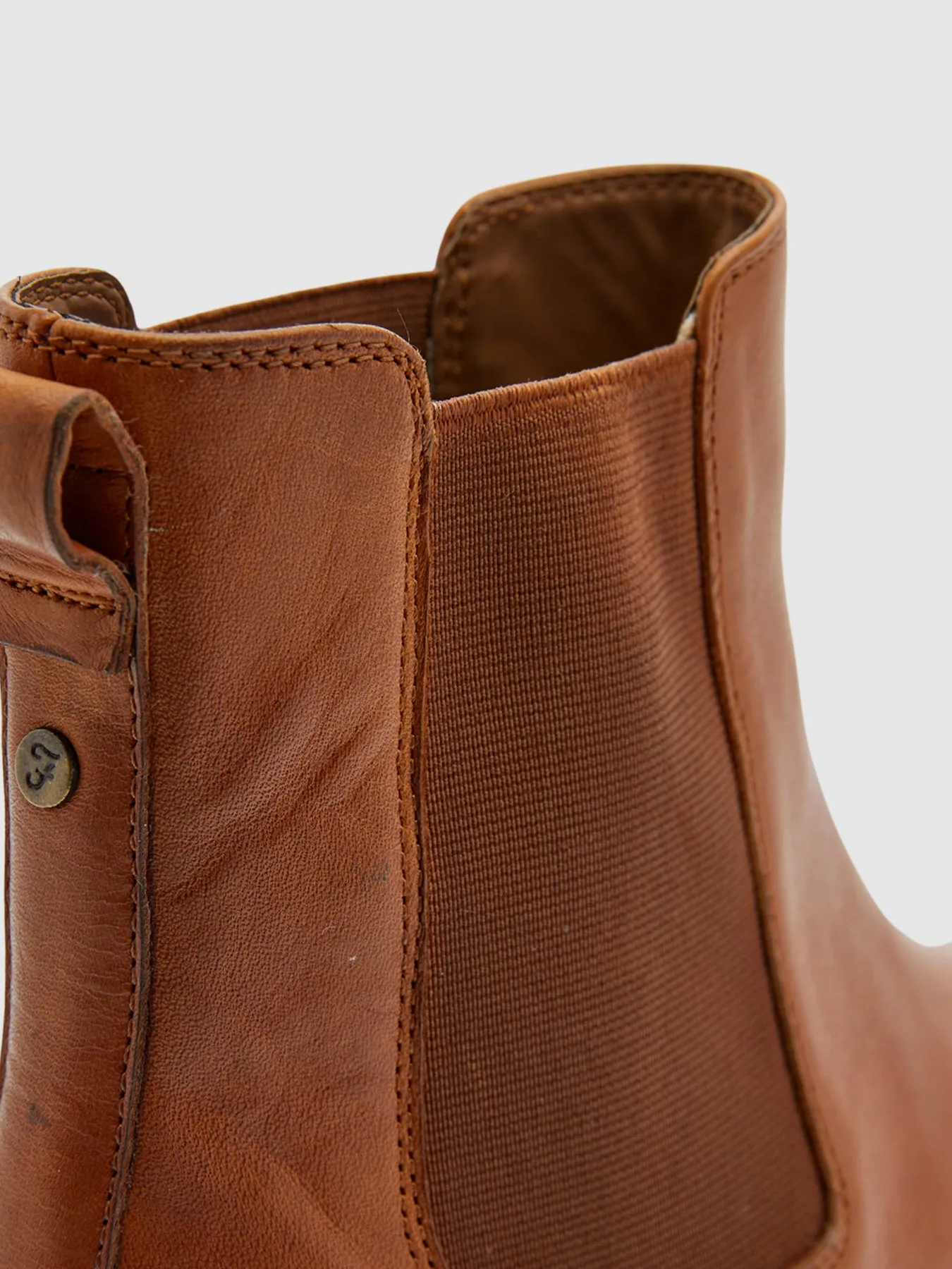 Mansfield Leather Chelsea Boot In Tan