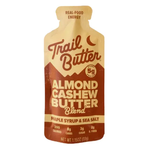 Maple Syrup & Sea Salt Almond Cashew Butter Blend by Trail Butter