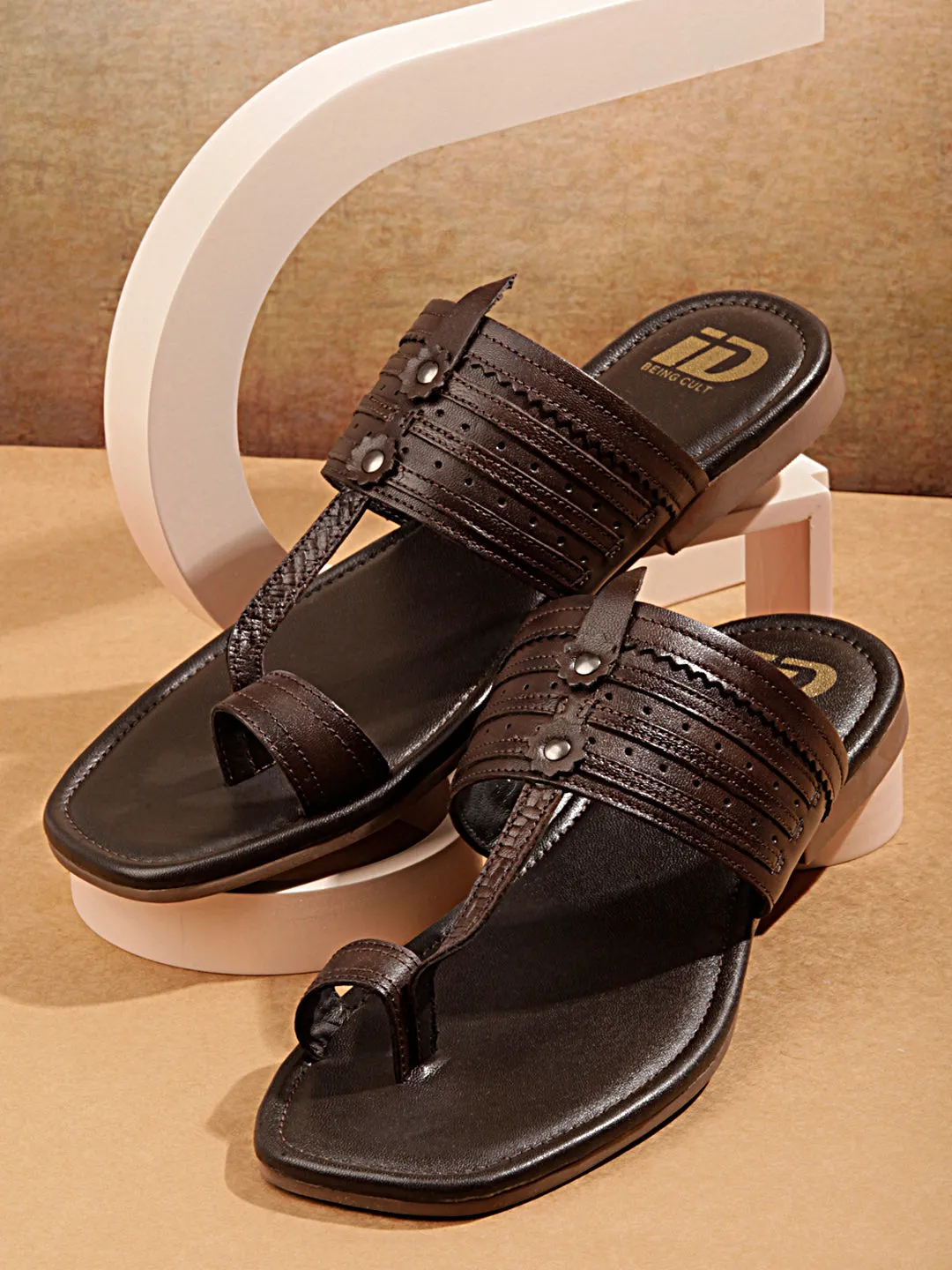 Men Brown Sandal / Slipper (ID4231)