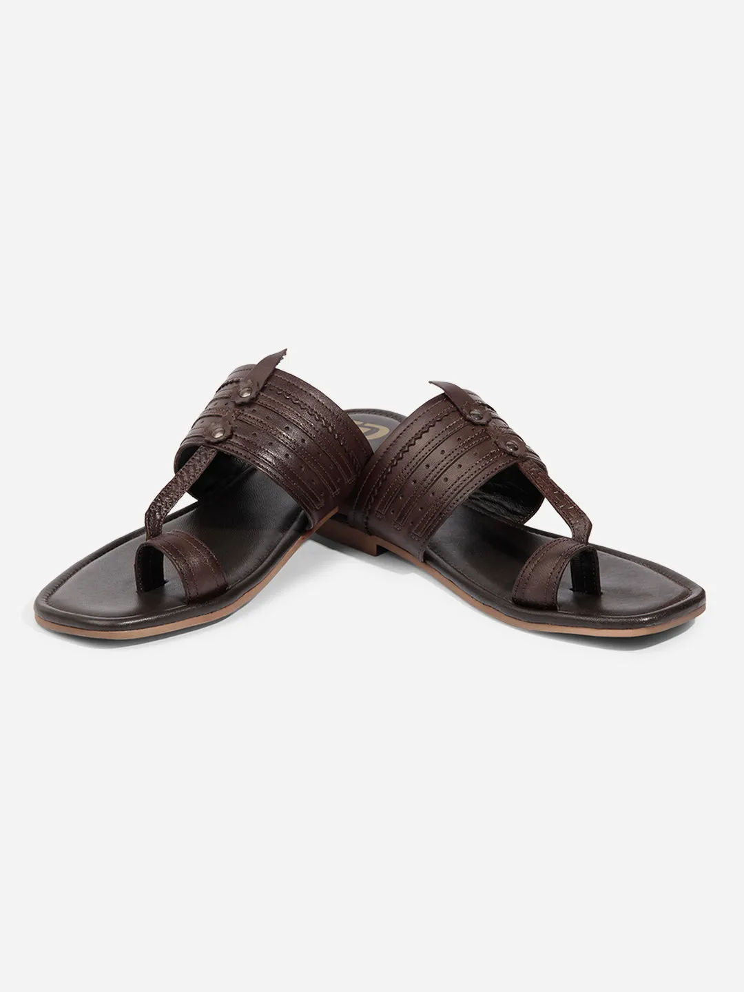 Men Brown Sandal / Slipper (ID4231)