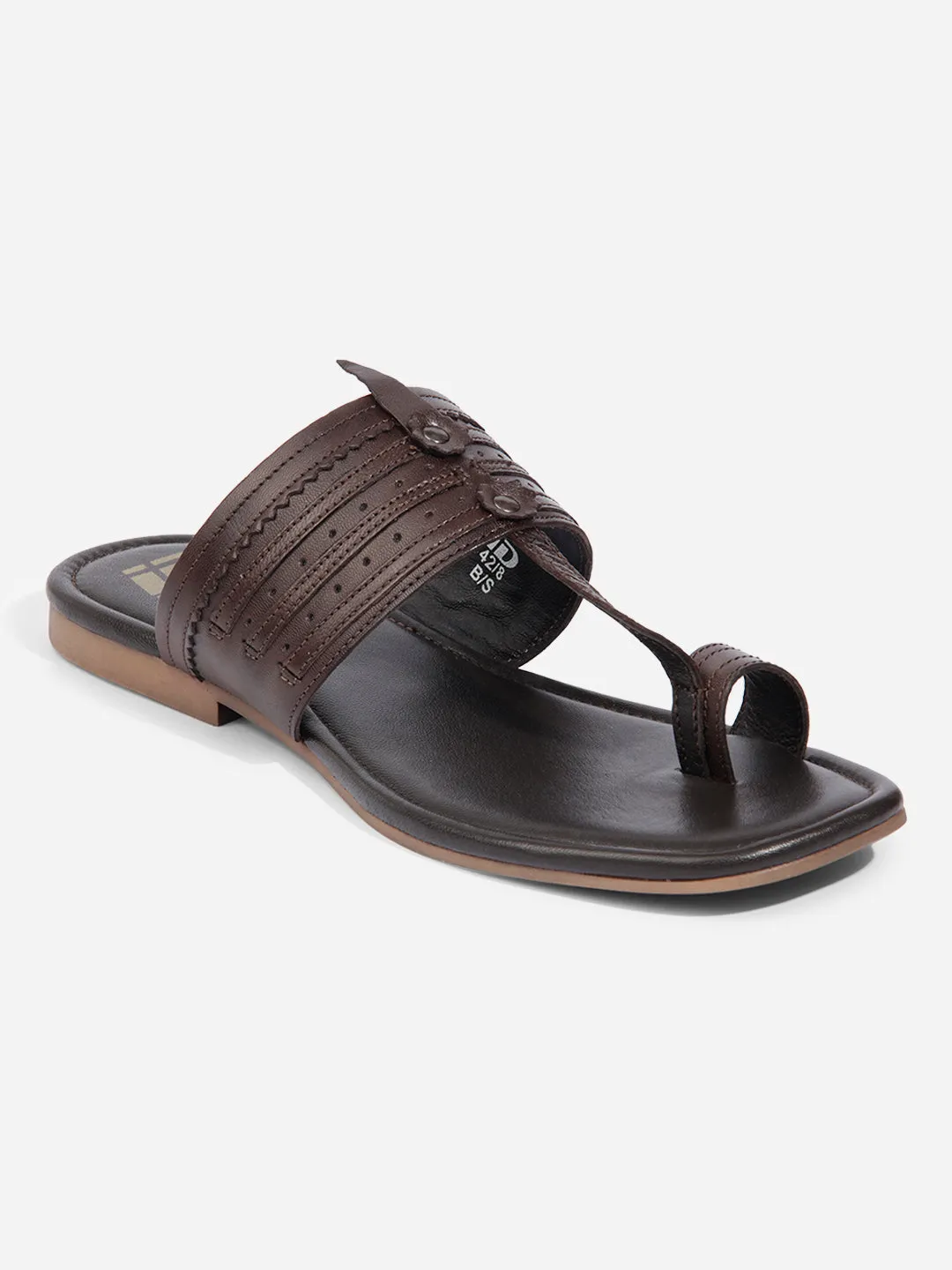 Men Brown Sandal / Slipper (ID4231)