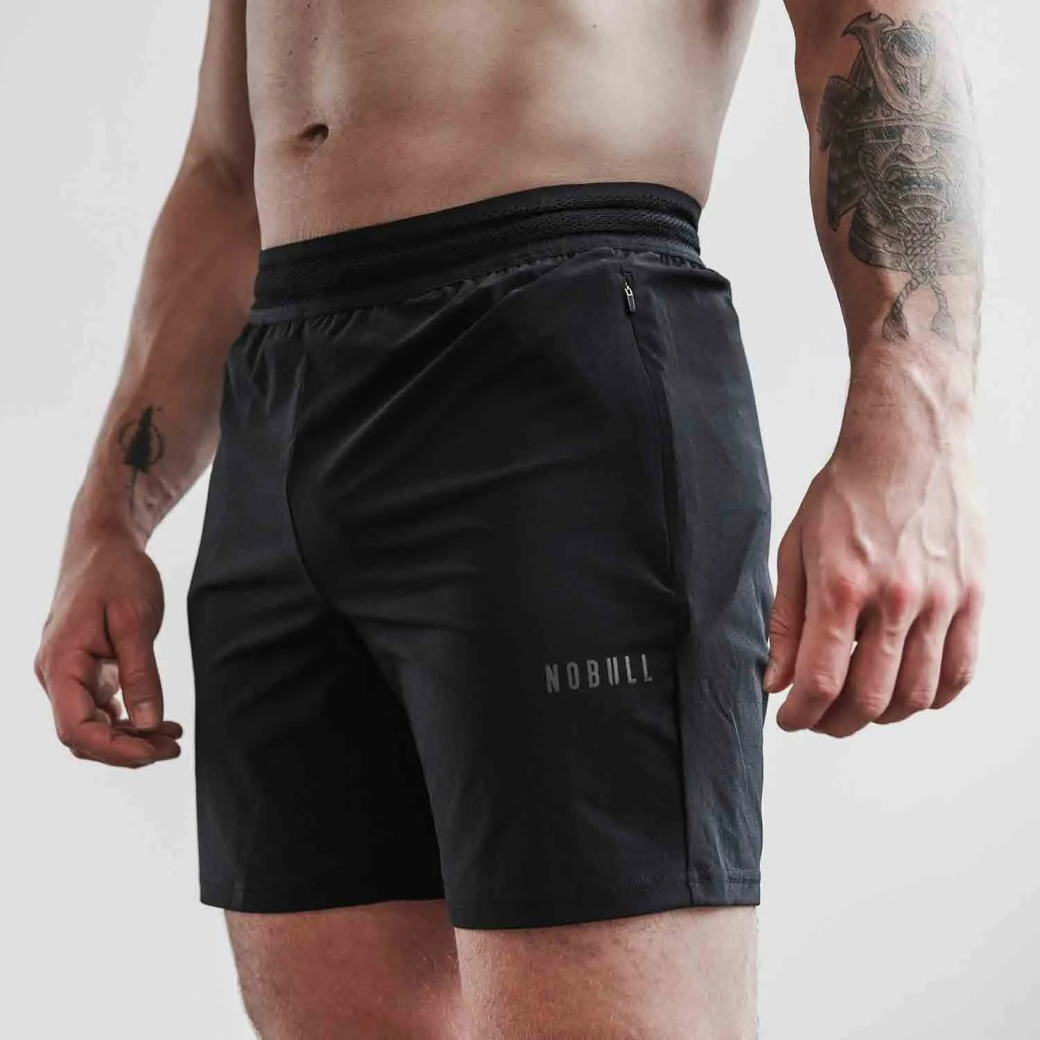 Men's Solid Stretch Short 7"