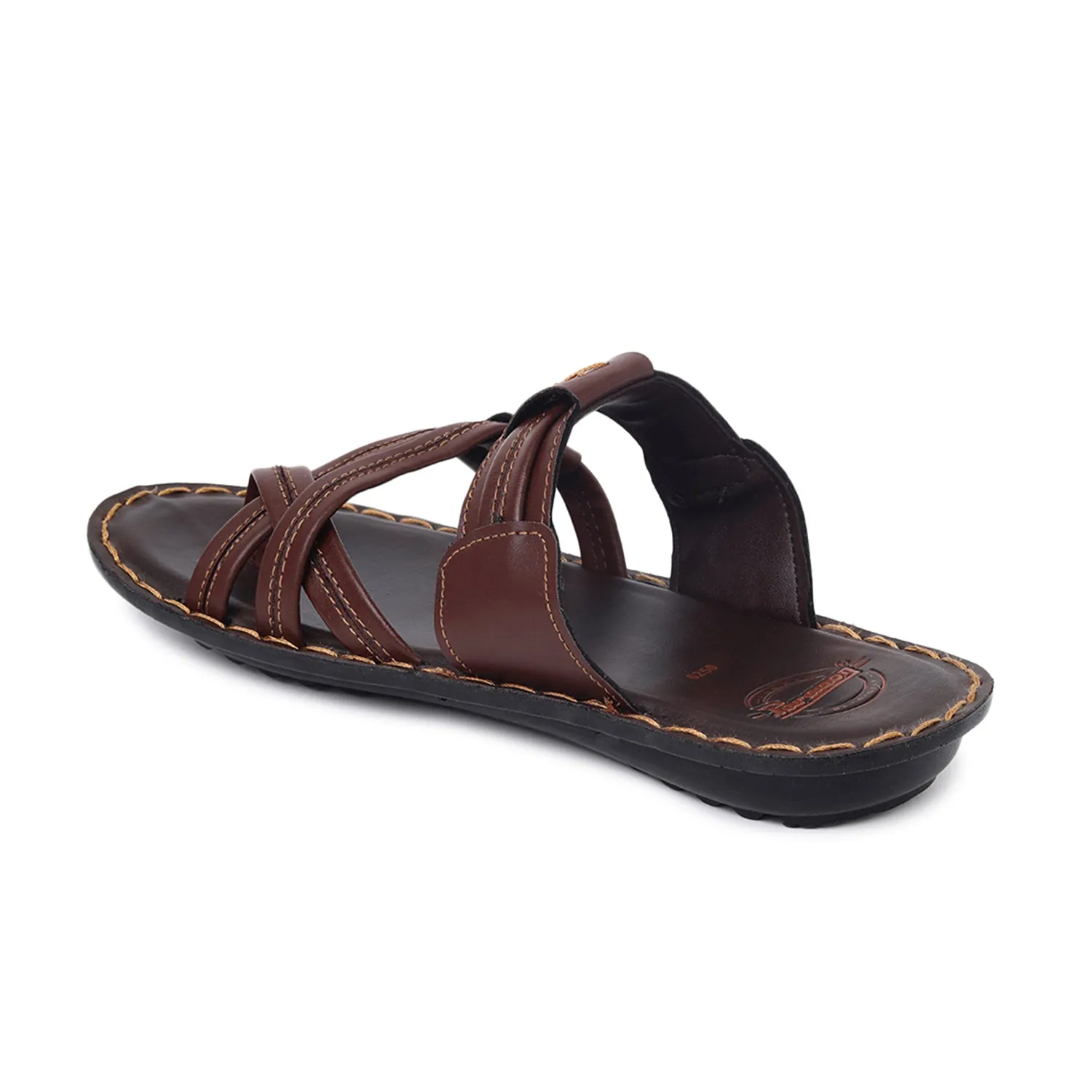 Men's Vertex Brown Slide Sandal