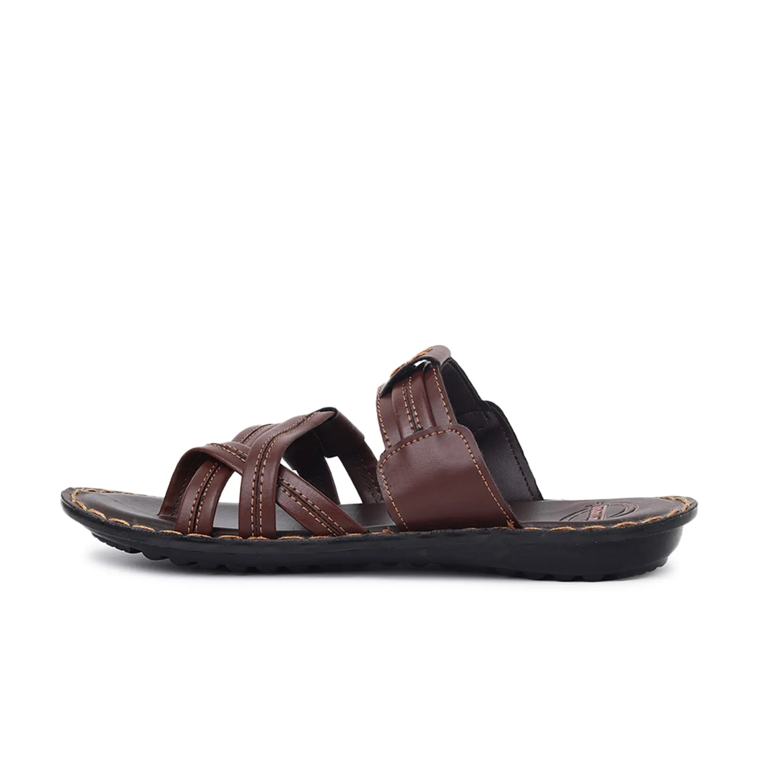 Men's Vertex Brown Slide Sandal