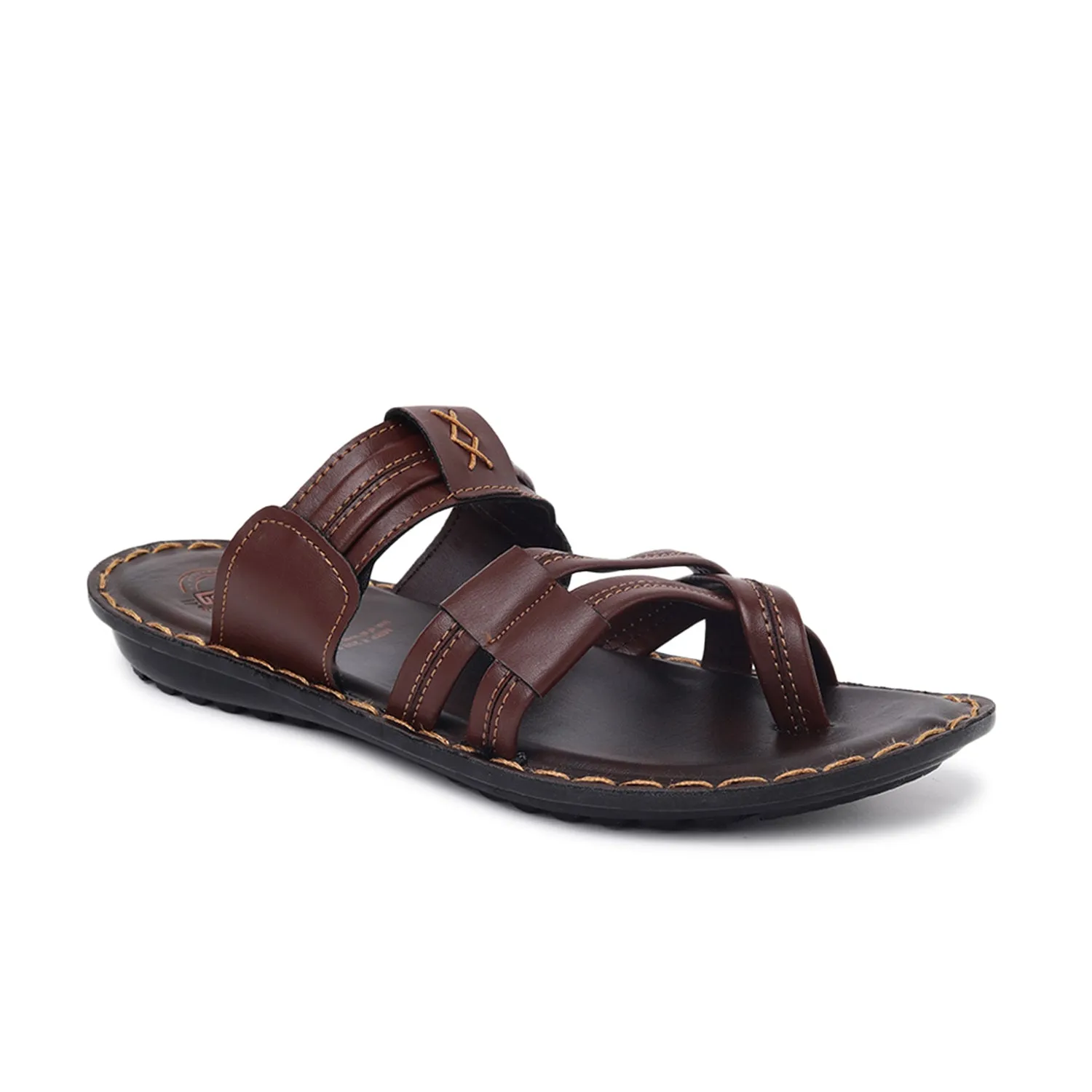 Men's Vertex Brown Slide Sandal