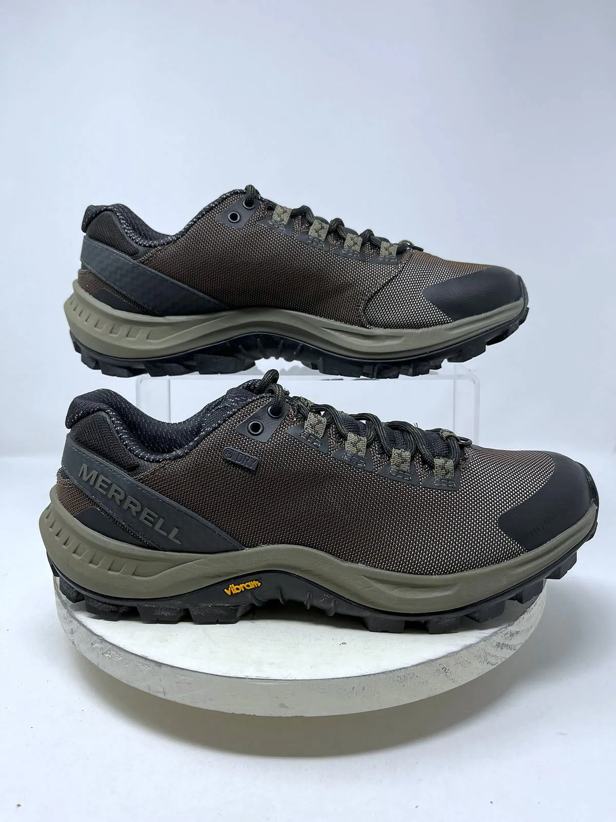 Merrell Size M 10.5 / W 12 Olive & Gray Ombre Hiking Shoes NIB