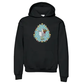 Minecraft Flower Chicken Kids Hooded Sweatshirt