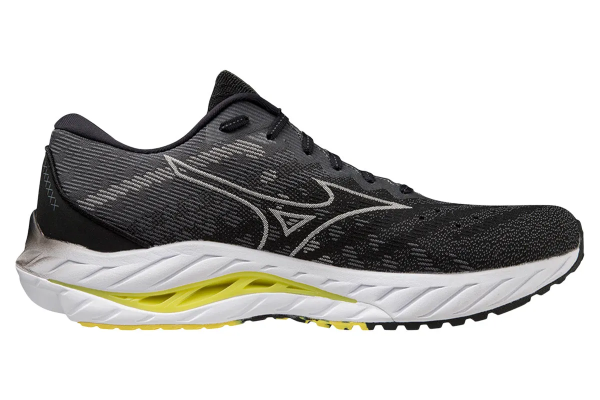 Mizuno Wave Inspire 19 2E Black/Nimbus Cloud/Blazing Yellow Mens