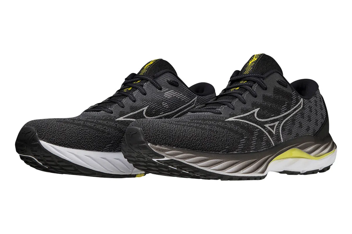 Mizuno Wave Inspire 19 2E Black/Nimbus Cloud/Blazing Yellow Mens