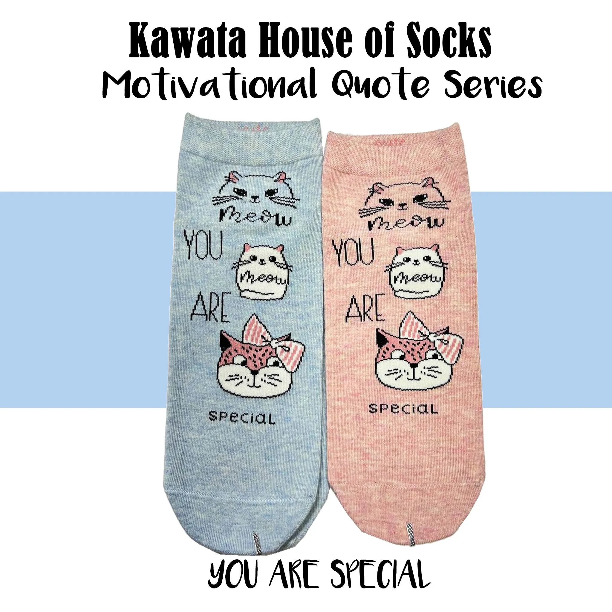 Motivational Quote Series " You Are Special " Casual Ankle Socks