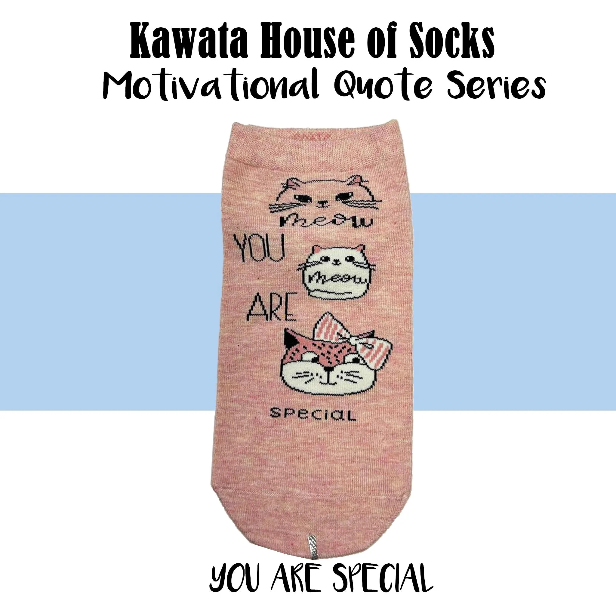 Motivational Quote Series " You Are Special " Casual Ankle Socks