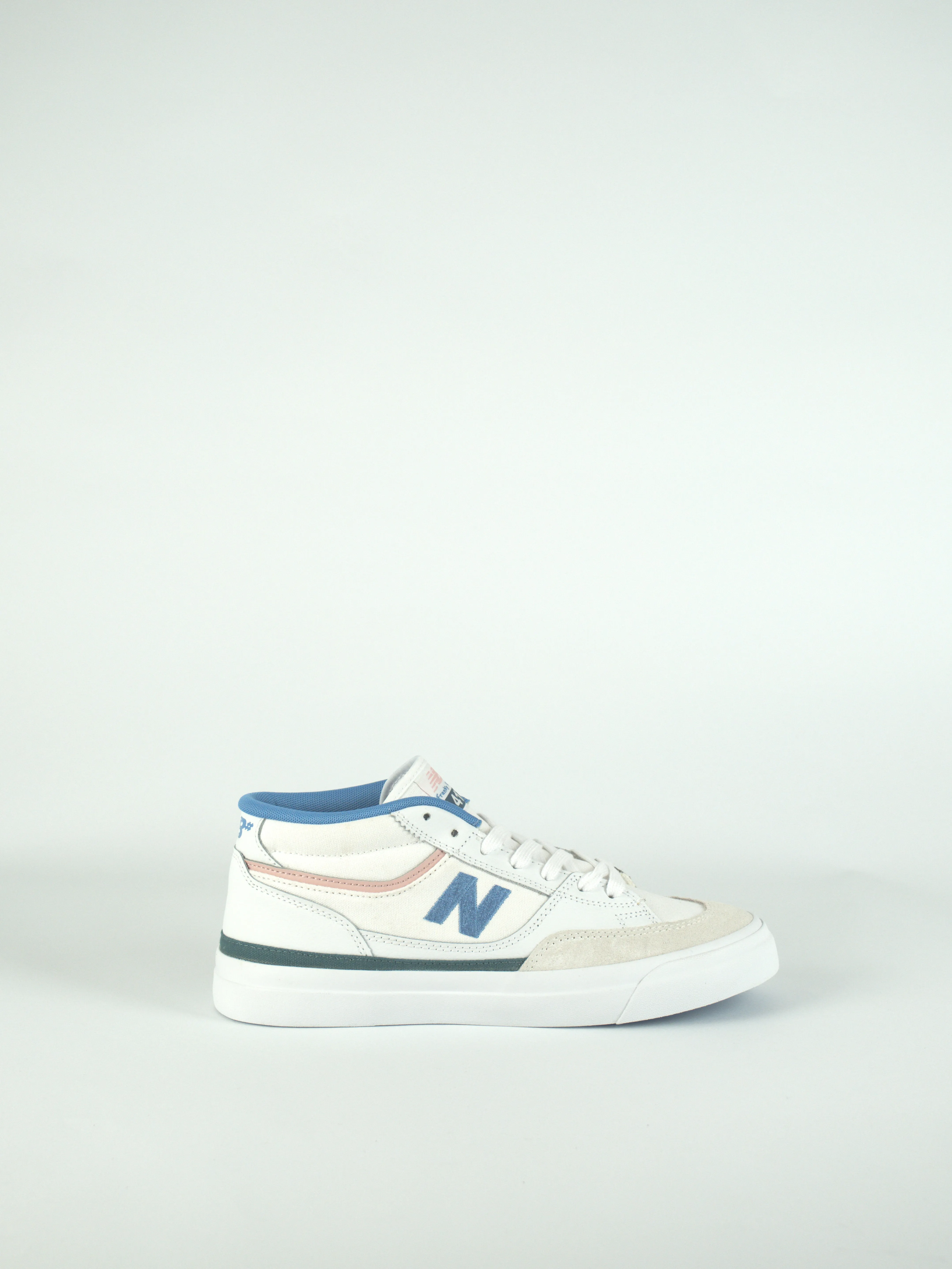 New Balance Numeric Frankie Villani 417's - White / Blue Laguna - Pro Skate Shoe