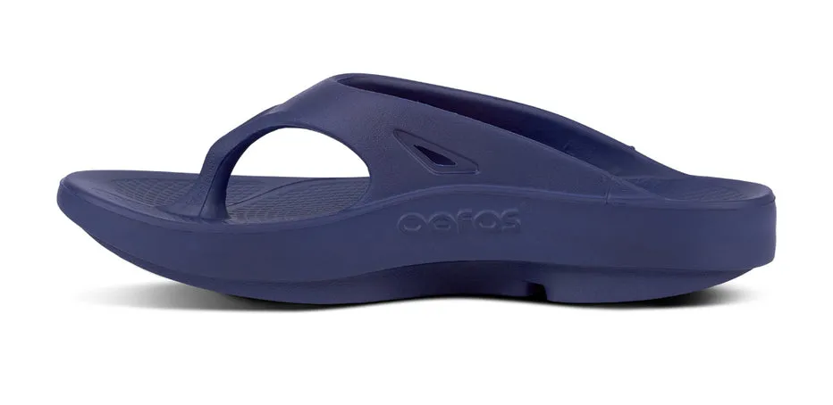 Ooriginal Navy Thong - Oofos at Brandys Shoes