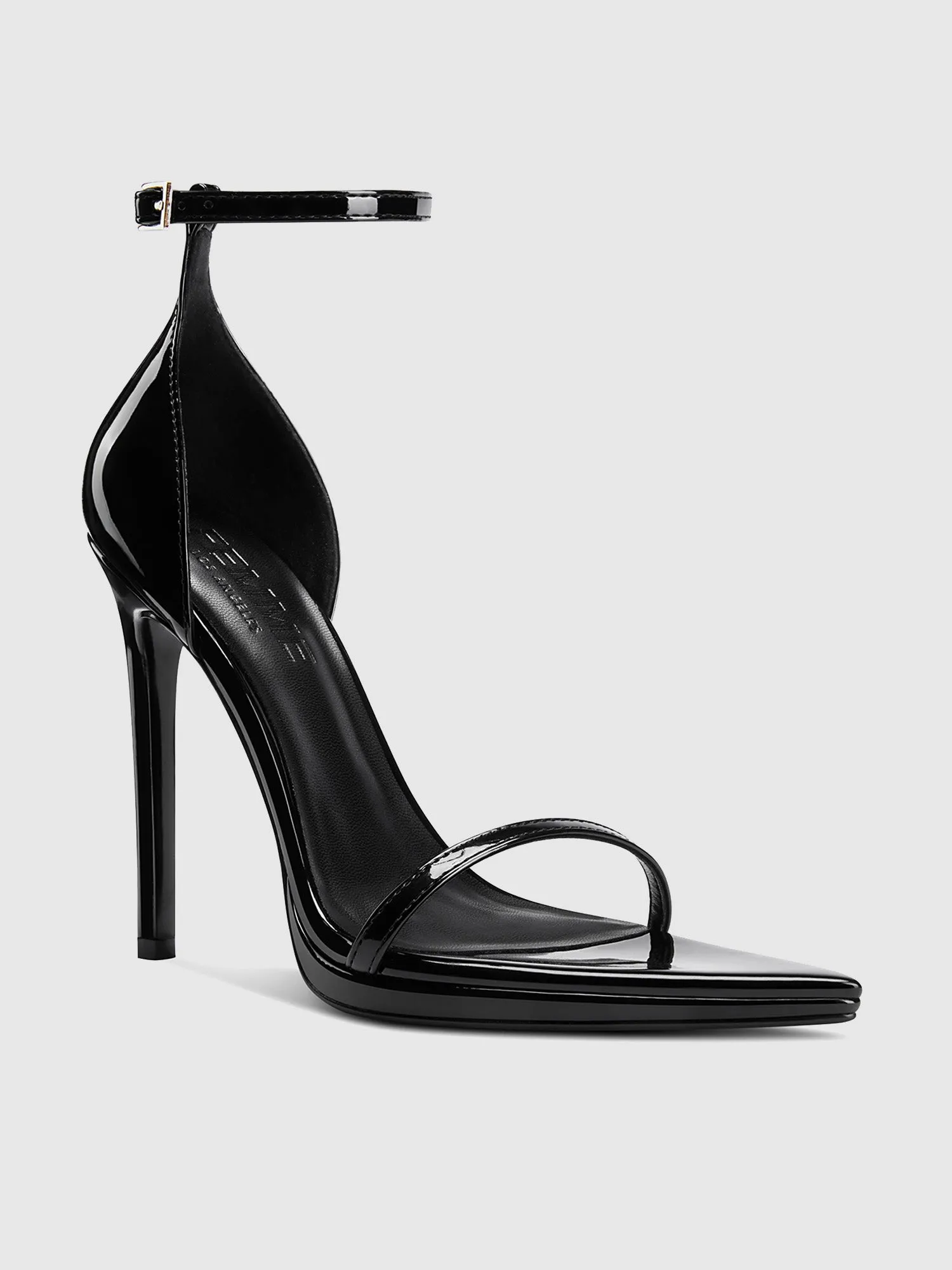 Opera Sandal - Patent Black