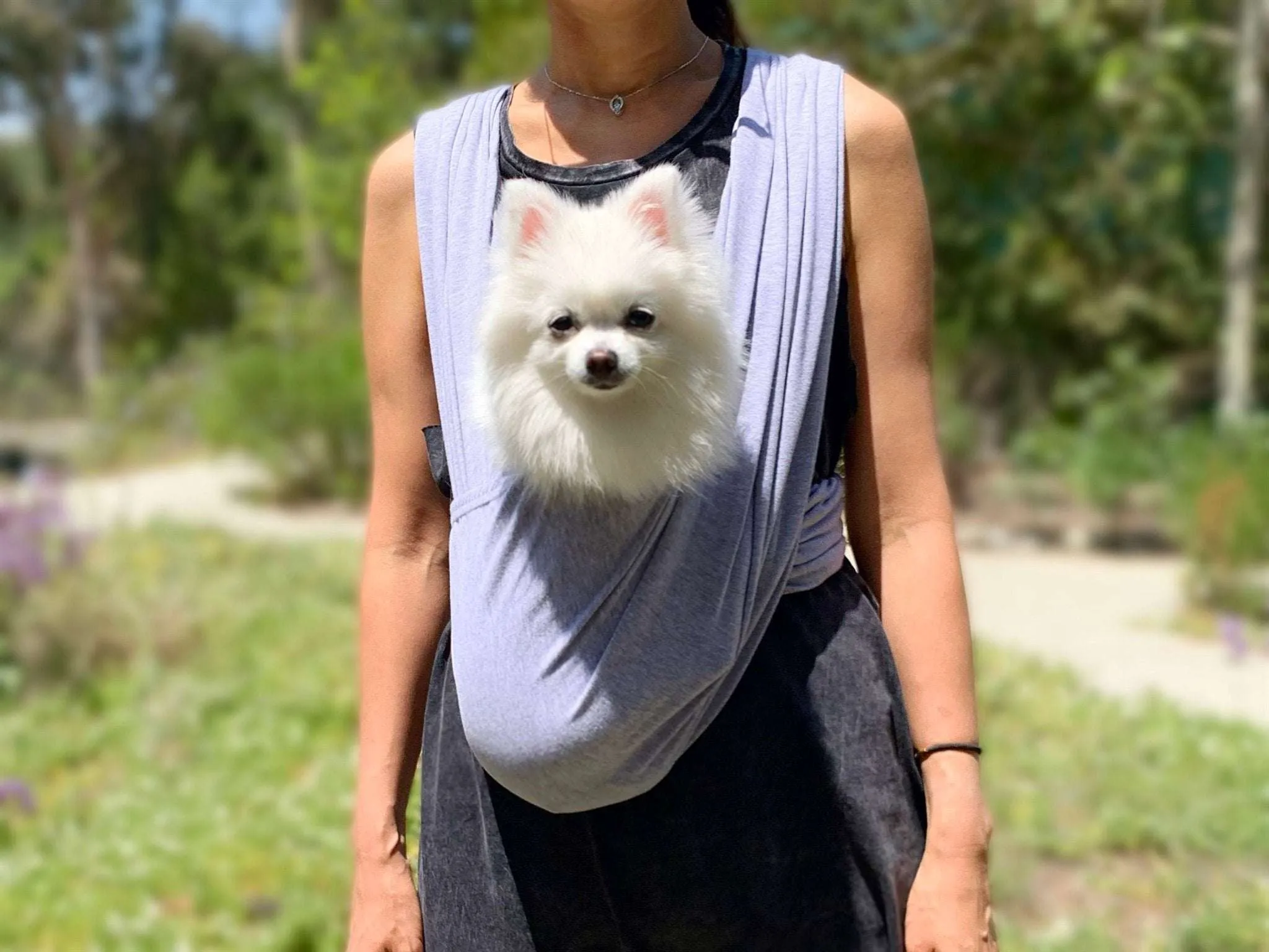 Pet wrap sling carrier convertible, with ergonomic design