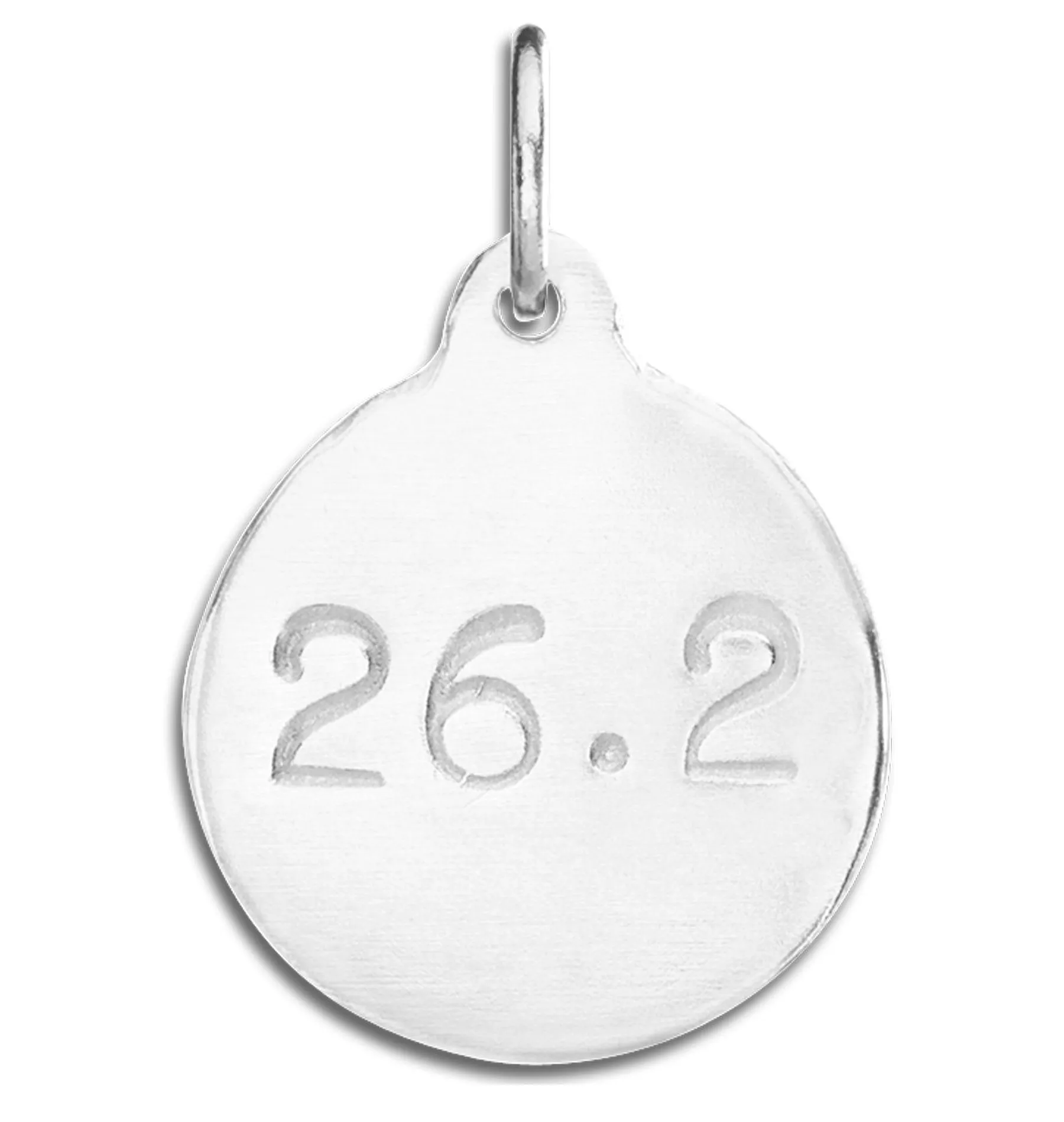 "26.2" Marathon Disk Charm