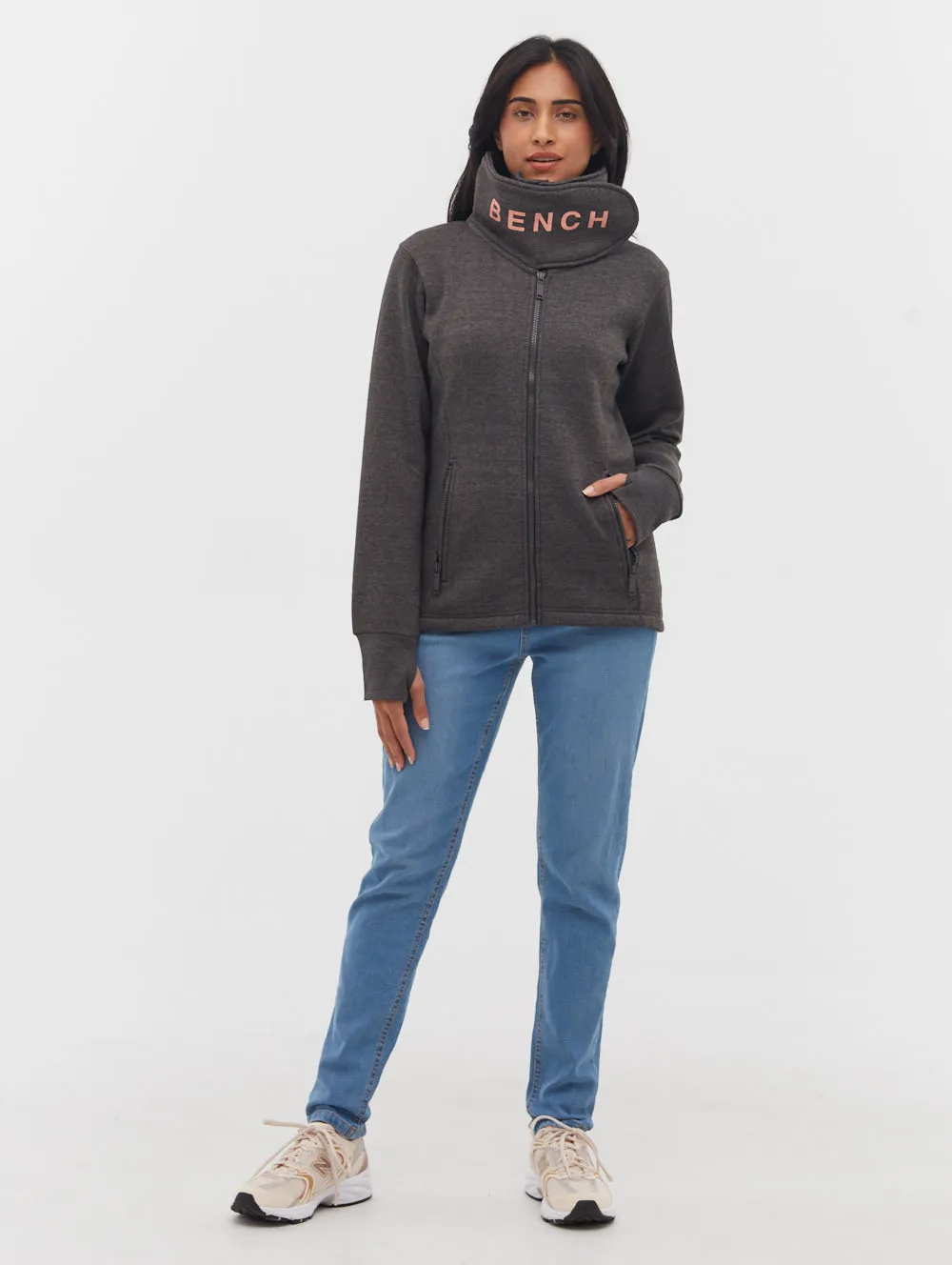 Raquel Zip-Up Wrap Neck