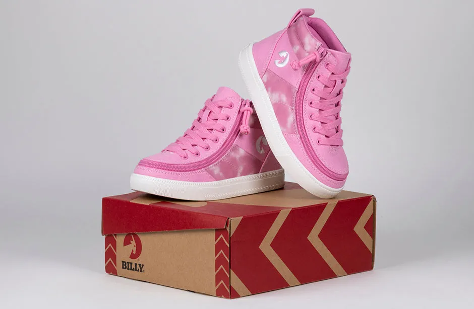 SALE - Pink Tie Dye BILLY Street High Tops