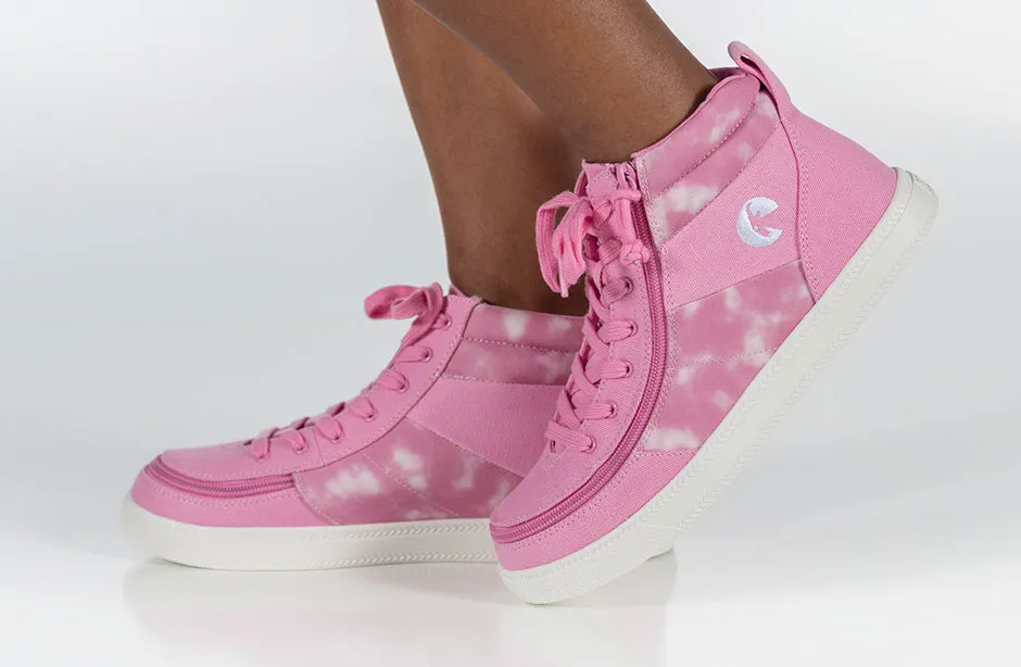 SALE - Pink Tie Dye BILLY Street High Tops