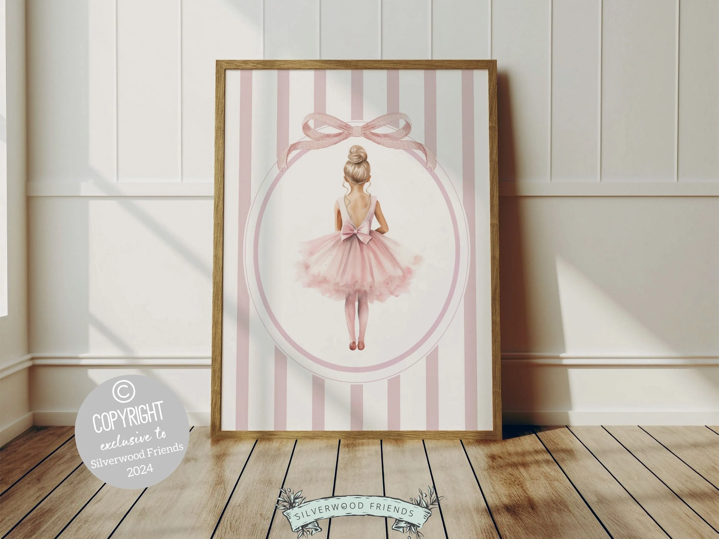 Set of 4 Ballerina Prints - 002