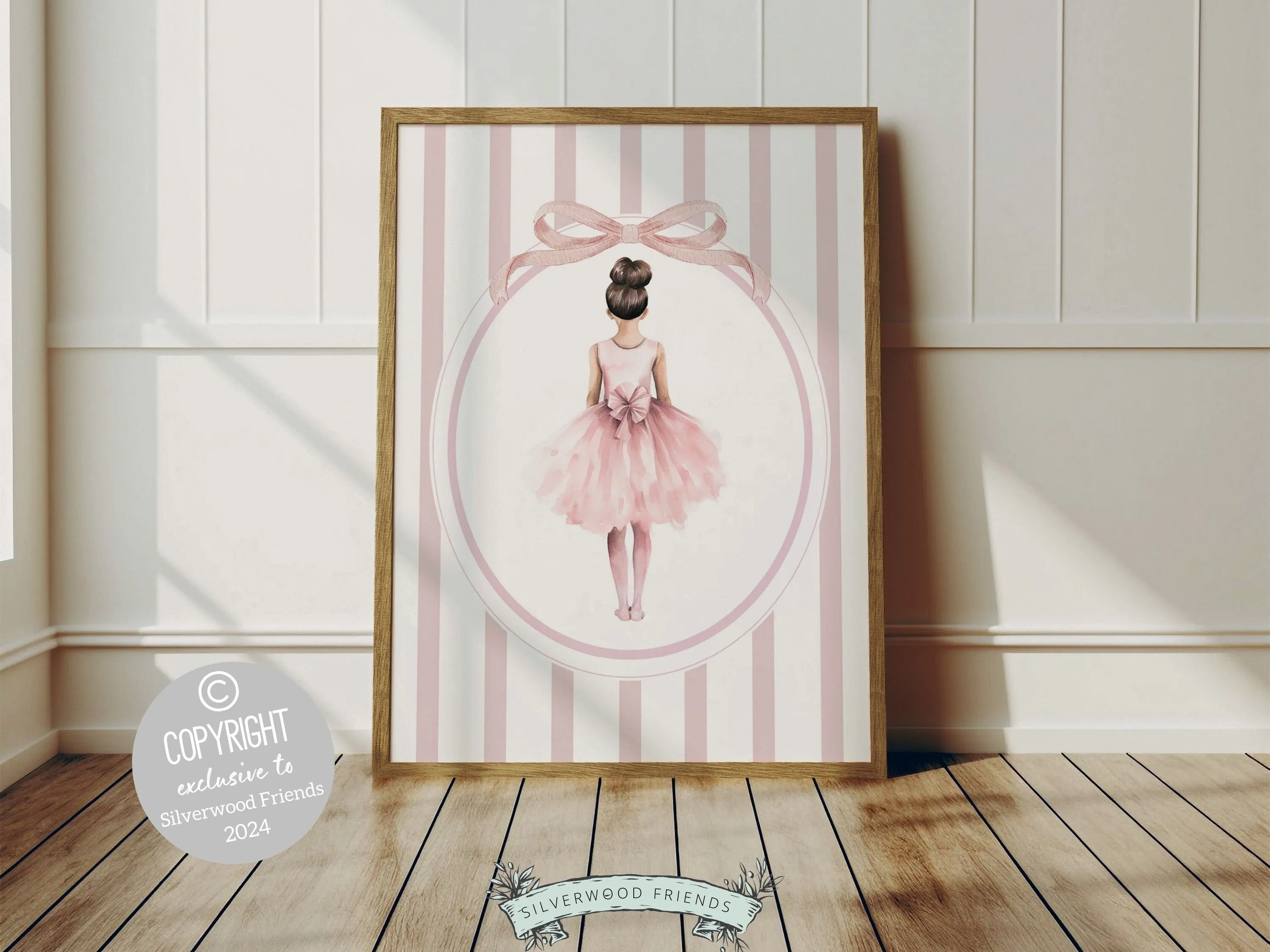 Set of 4 Ballerina Prints - 004